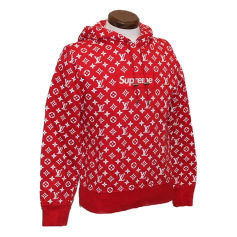 targhetta maglia supreme x louis vuitton|supreme x Louis Vuitton hoodie.